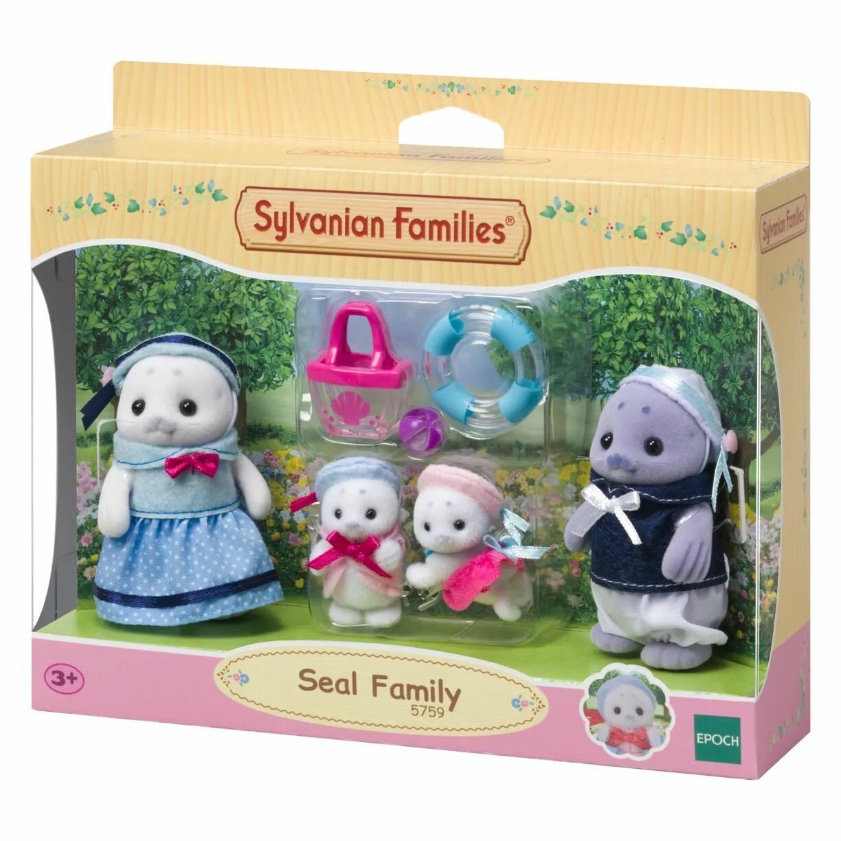 Игровой набор от бренда Sylvanian Families "Семья Тюленей", 5759