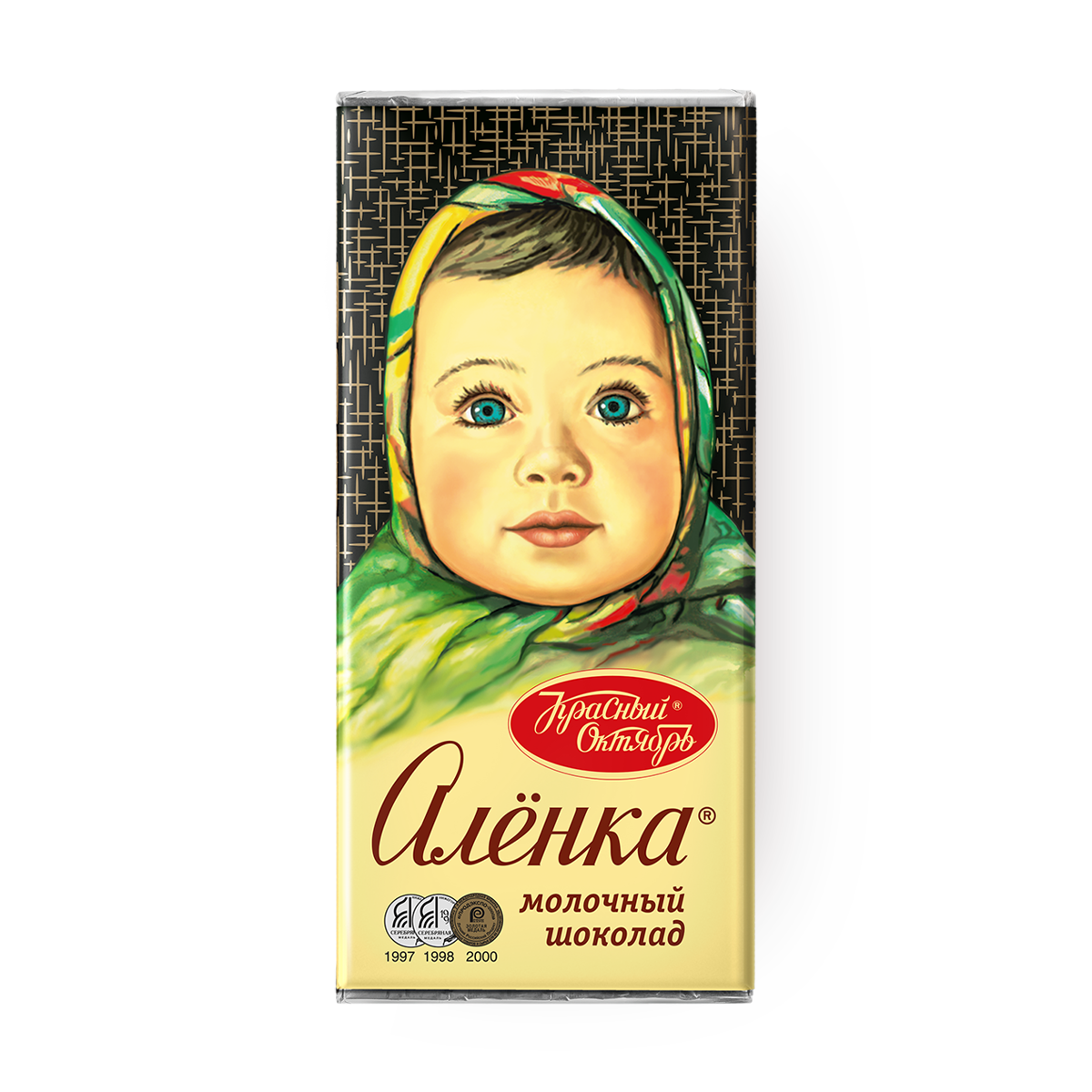 Шоколад Алёнка "Красный октябрь" молочный, 60 граммов, 1 упак.