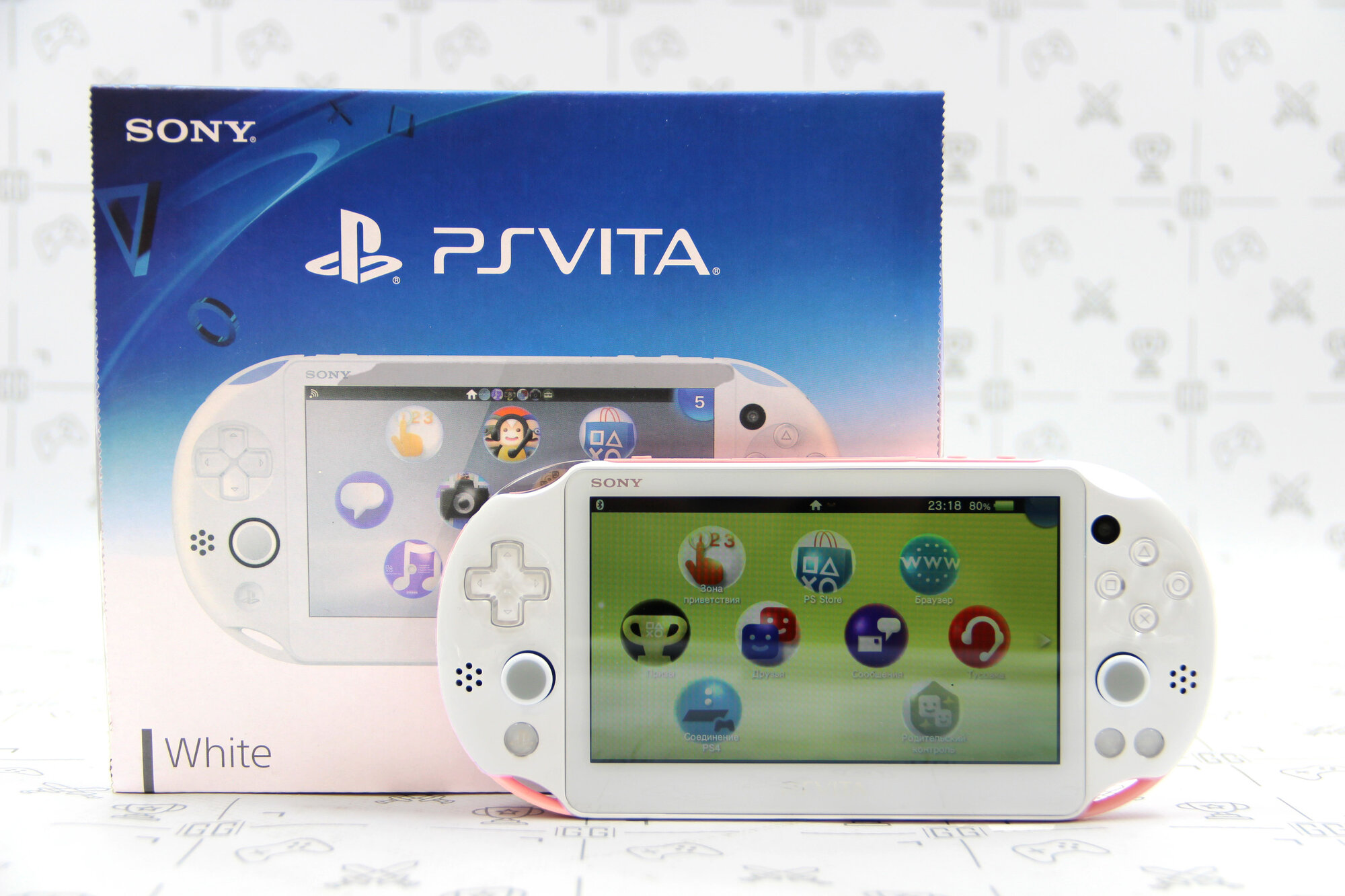 Игровая приставка Sony PlayStation Vita Slim Pink/White New