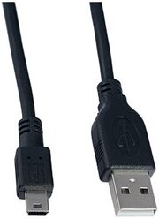 Кабель Perfeo USB - Mini USB U4301, 1 м, чёрный