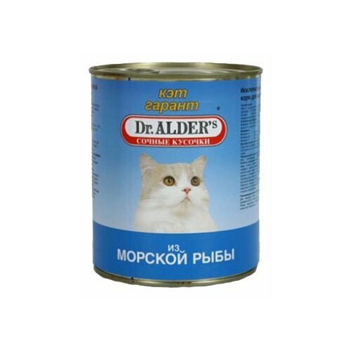 Консервы Dr. Alders Cat Garant для взрослых кошек с тунцом 415 гр х 24 шт