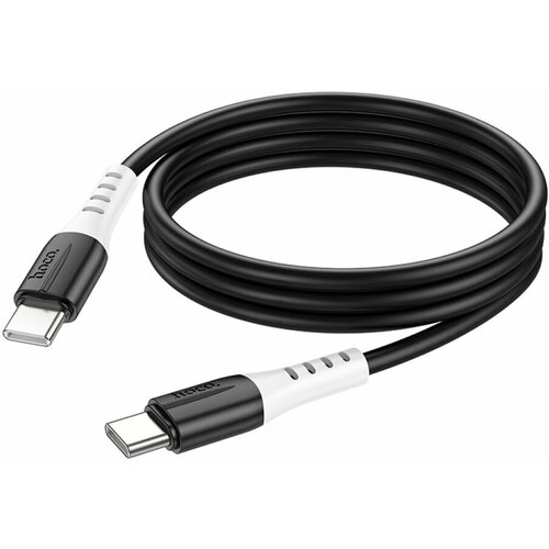 USB-C кабель HOCO X82 Type-C 3А PD60W силикон 1м (черный) usb c кабель hoco x82 type c 3а pd60w силикон 1м черный