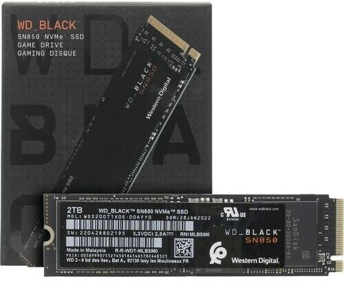 SSD накопитель WD M.2 2280 2 ТБ (WDS200T1X0E) - фото №3
