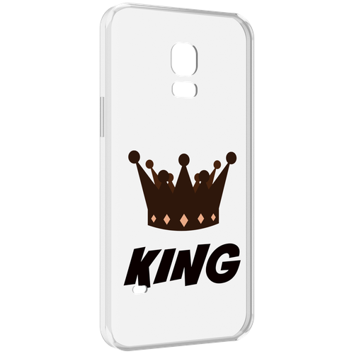 чехол mypads корона короля черный для samsung galaxy xcover pro 1 задняя панель накладка бампер Чехол MyPads корона-короля-черный для Samsung Galaxy S5 mini задняя-панель-накладка-бампер