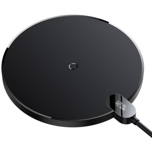 Беспроводное зарядное устройство Baseus Digital LED Display Gen 2 Wireless Charger 15W Black (CCED000001)