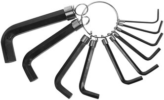 Набор ключей имбусовых 1,5-10 мм, 10 шт. Sparta 112665