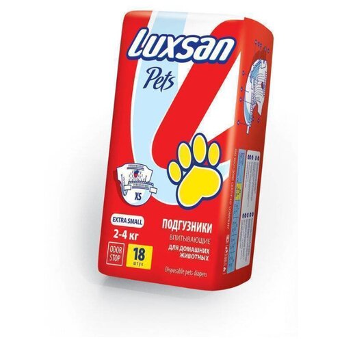 Подгузники для собак Luxsan Pets XSmall 11х10 см 11 см 10 см 18 шт. 1 шт. XS