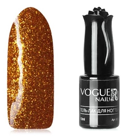 Vogue Nails Гель-лак Северная сказка, 10 мл, 42 г, Золотой серпантин