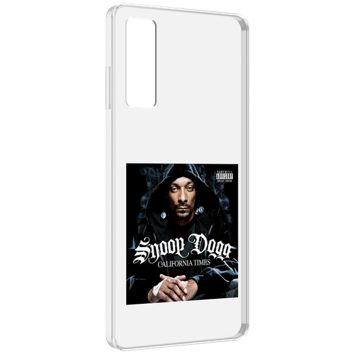 Чехол MyPads Snoop Dogg CALIFORNIA TIMES для TCL 20 5G задняя-панель-накладка-бампер чехол mypads snoop dogg 220 для tcl 30 tcl 30 5g tcl 30 plus задняя панель накладка бампер