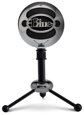 Микрофон Blue Snowball, серебристый