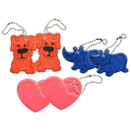 фото Набор светоотражающих подвесок №4, упак (6 шт) astra & craft