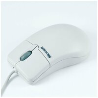 Мышь проводная Microsoft IntelliMouse dpi, PS/2, белый (D-P)