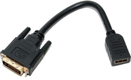 Кабель-адаптер 5BITES BC-HDF2DVI DVI M / 24+1 / HDMI F