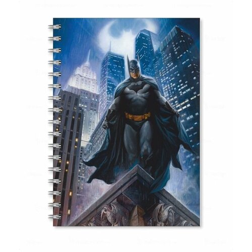 Тетрадь BUGRIKSHOP А4 принт Бэтмен, The Batman - BМ0001 коврик для мыши bugrikshop принт бэтмен the batman bм0001