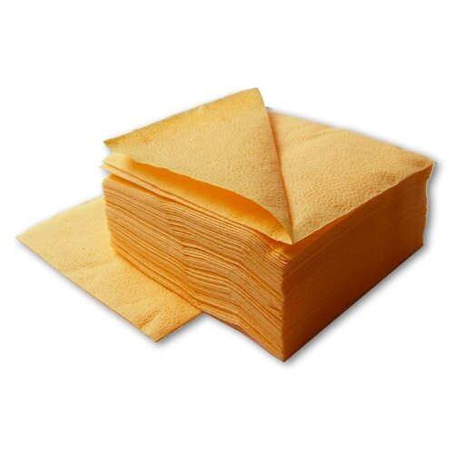 Салфетки LIME 1-сл 2424см 400шт жёлтые 18гм кв410800-Ц 637₽