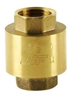 Обратный клапан одностворчатый JIF 30611 муфтовый (ВР/ВР), латунь