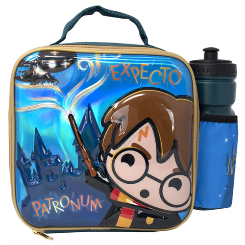 Ланч-бокс Гарри Поттер с бутылкой (HARRY POTTER KAWAII 3D LUNCH BAG WITH BOTTLE)