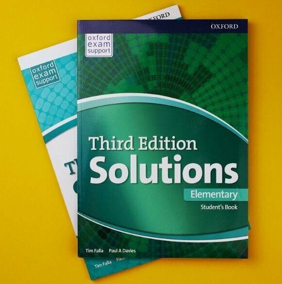 Solutions Elementary ( 3 издание) Комплект: Student's book + Workbook + CD диск