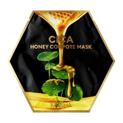 Missha, Тканевая маска для лица Cica Honey Compote, 5 шт.