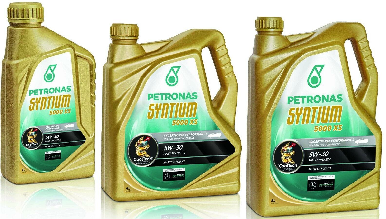 Синтетическое моторное масло Petronas Syntium 5000 XS 5W30 — фото 1