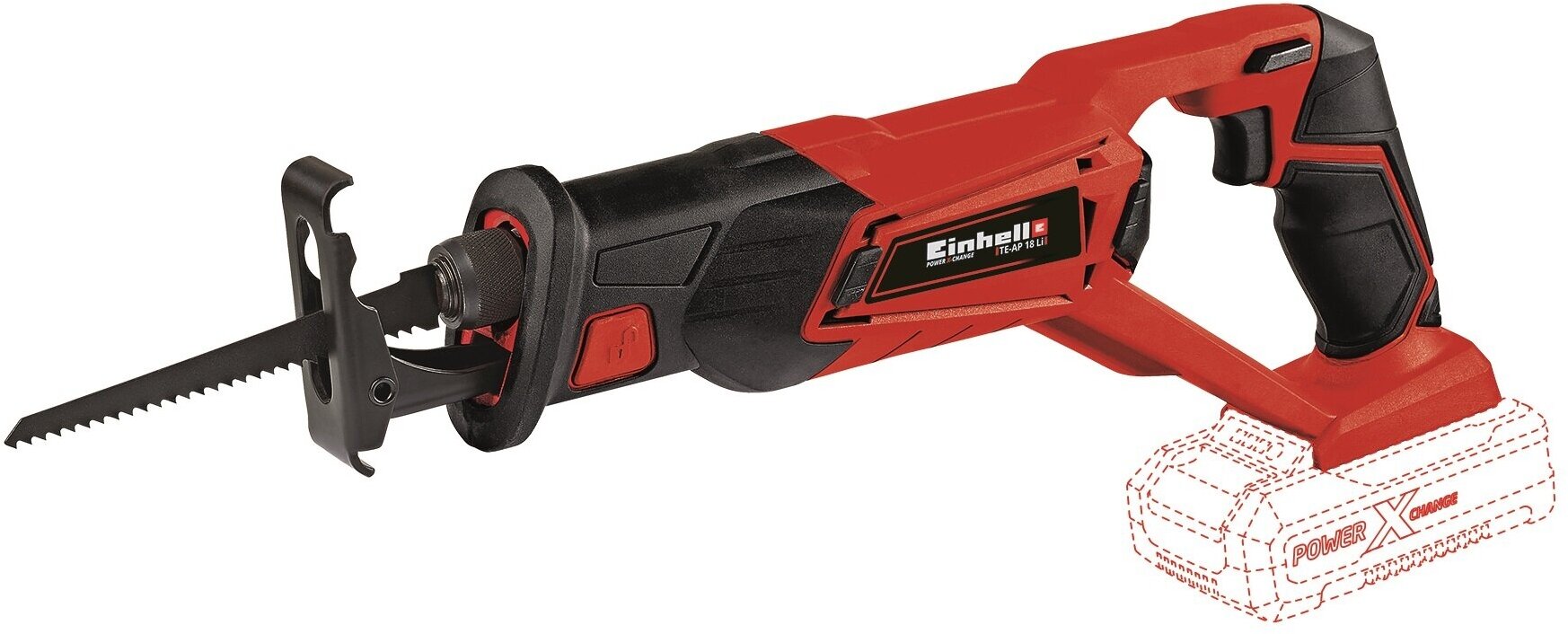 Пила сабельная аккумуляторная Einhell PXC TE-AP 18 Li-Solo 4326300