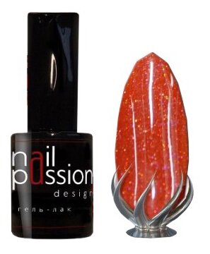 Гель-лак Nail Passion №4004 (Искры рубина) 10 мл