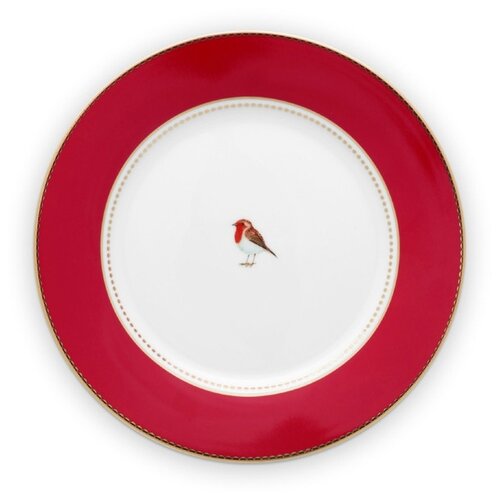 фото Набор из 2-х тарелок pip studio love birds red, д. 21 см, 51.001.025