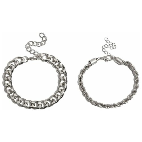 фото Браслет под серебро, 2 шт premium jewelry