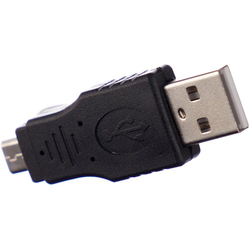 Адаптер-переходник GSMIN RT-99 USB 2.0 (M) - micro USB (M) (Черный)