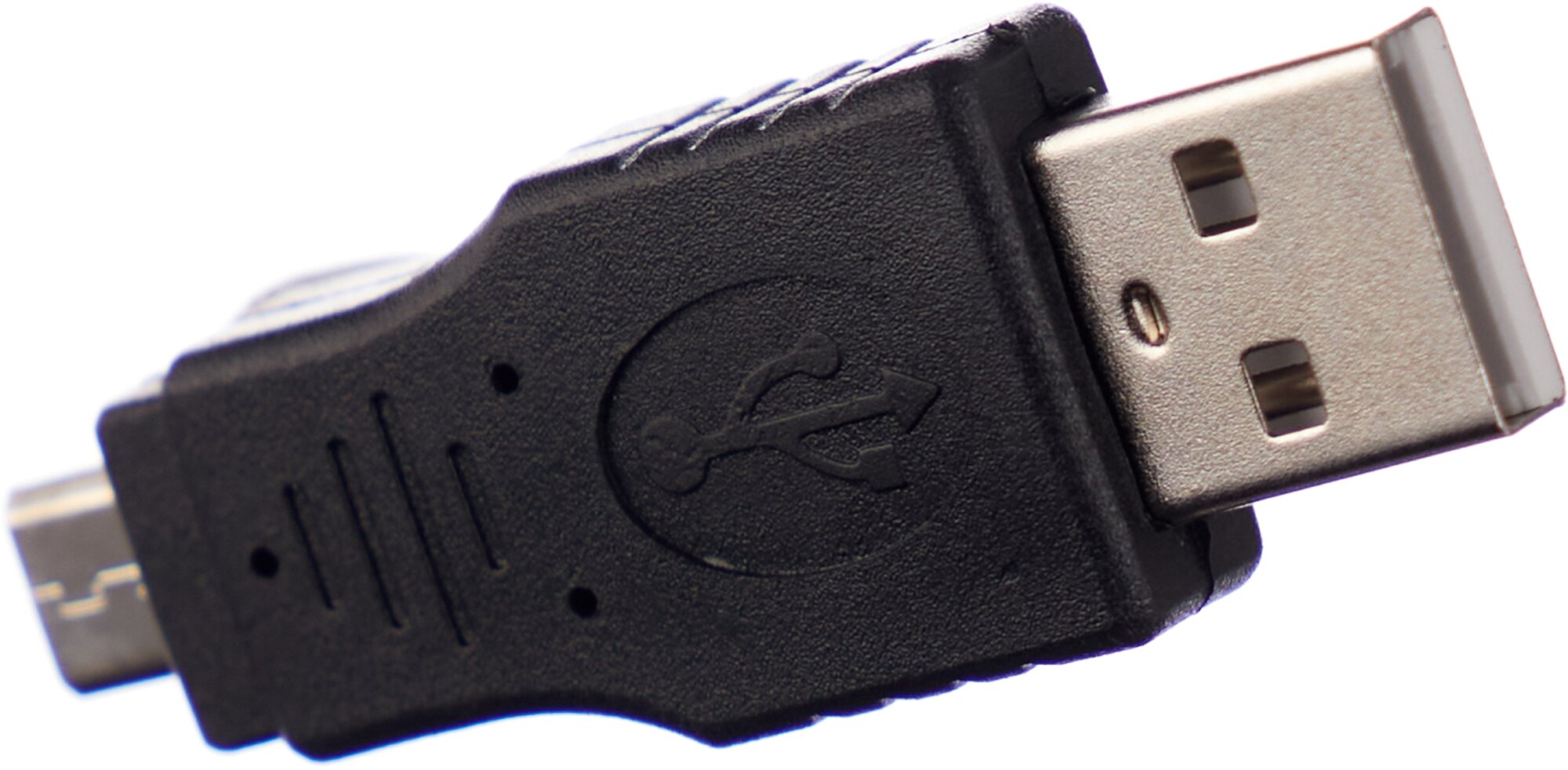 Адаптер-переходник GSMIN RT-99 USB 2.0 (M) - micro USB (M) (Черный)