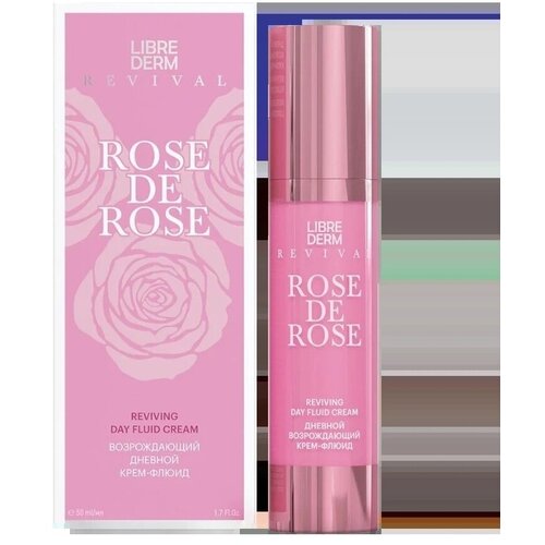 возрождающий дневной крем флюид librederm rose de rose 50 мл Крем-флюид Librederm Rose de Rose возрождающий дневной 50 мл