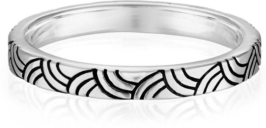 Кольцо Aloha Gaia Кольцо UNAHI, серебро, 925 проба, чернение