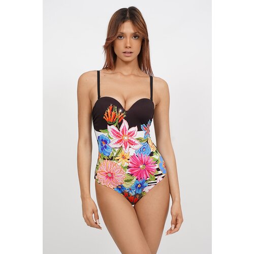 фото Купальник слитный uniconf cbi298 v1, черный (размер: 70c)