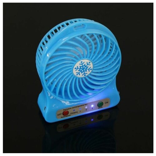 Вентилятор настольный LuazON LOF-03 3 скорости 800 мАч микс 5486611 37900₽