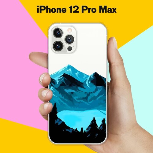 Силиконовый чехол Горы и озеро на Apple iPhone 12 Pro Max силиконовый чехол горы и лес на apple iphone 12 pro max