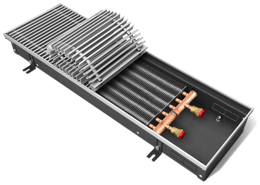 Водяной конвектор Techno Power KVZ 150 - 65 - 2200 (внутрипольный / встраиваемый) - фотография № 6