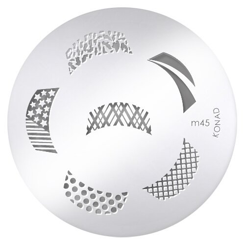фото Трафарет konad m45 5.6 х 5.6 см