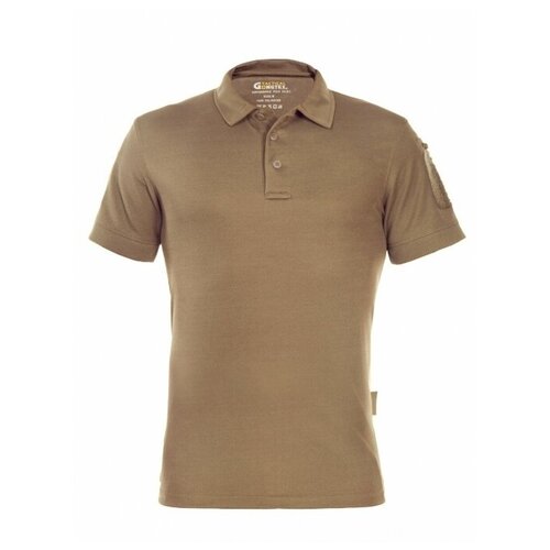 фото Поло мужское (футболка) gongtex performance polo shirt, цвет койот (coyote)-m