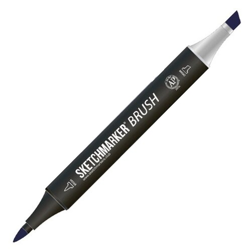 SketchMarker Маркер Brush 2, B120 midnight blue, 1 шт. sketchmarker маркер brush 2 b11 blue caribbean 1 шт