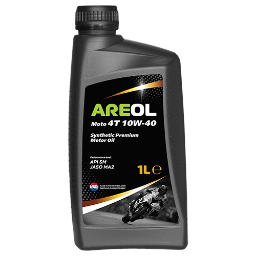 Areol moto 4t 10w40 (1l)_масло моторное! (синт.) для 4-х тактных двиг.\ api sm, jaso ma2 Areol 10W40AR122