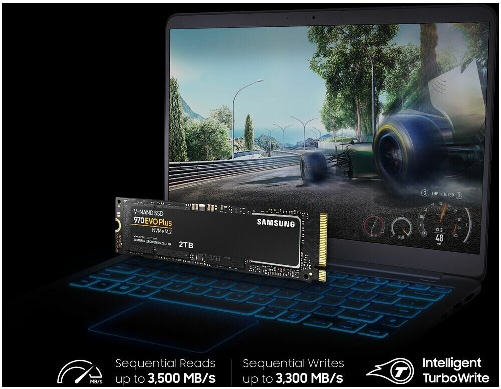 SSD накопитель SAMSUNG 970 EVO Plus 2Тб, M.2 2280, PCI-E x4, NVMe - фото №8