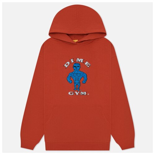 фото Мужская толстовка dime buff chenille hoodie красный , размер s