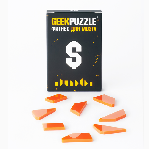 Головоломка IQ PUZZLE Доллар головоломка iq puzzle буква т 4 шт оранжевый