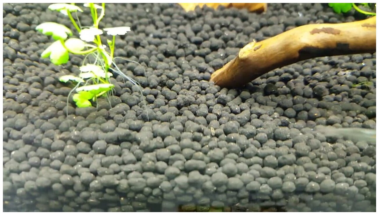 Субстрат для аквариумных растений и креветок премиум класса 1л, гранулы 3,5мм - фотография № 7