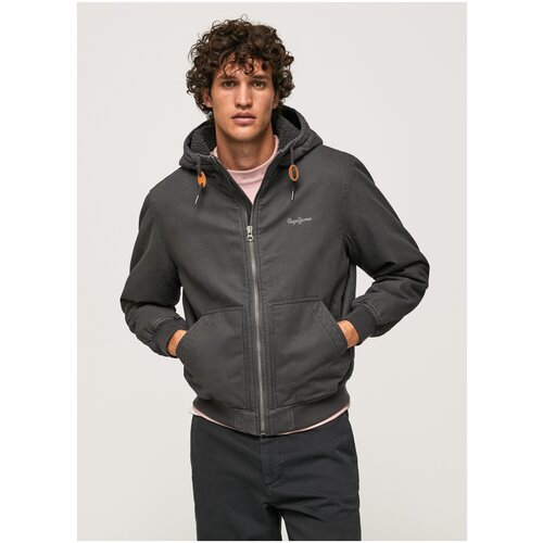 фото Куртка для мужчин, pepe jeans london, модель: pm402667, цвет: черный, размер: 48(m)