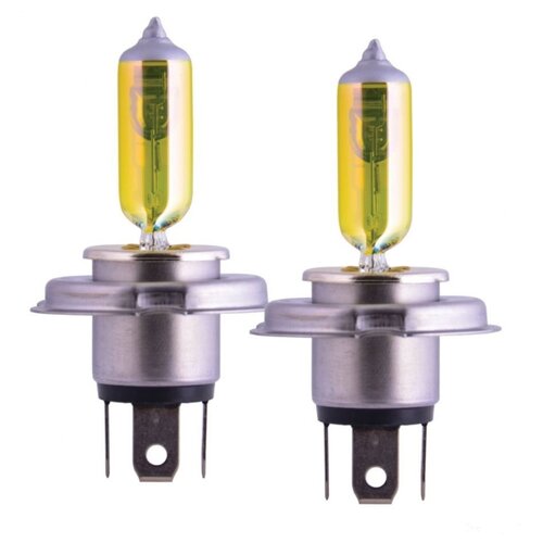 фото Лампа автомобильная галогенная PIAA SOLAR YELLOW (HY101-H4) H4 60/55W 2 шт.