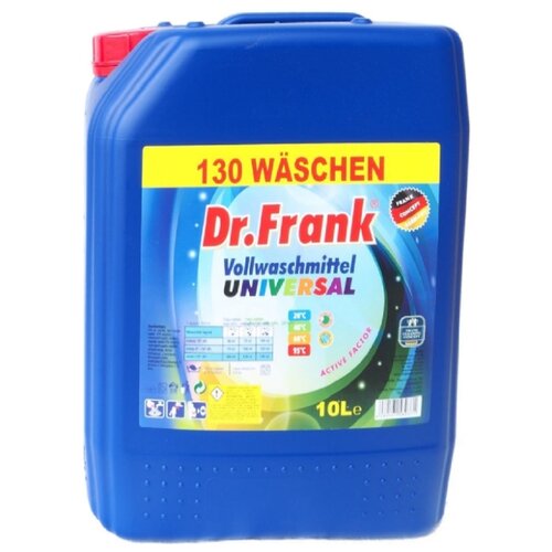 фото Гель для стирки dr.frank universal для белого и цветного белья, 10 л, бутылка