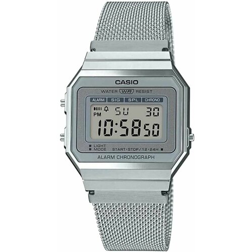 Наручные часы CASIO Vintage 76931, серый, серебряный