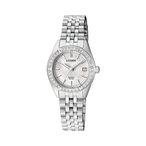 Наручные часы CITIZEN, серебряный citizen watch quartz women eu6096 58a