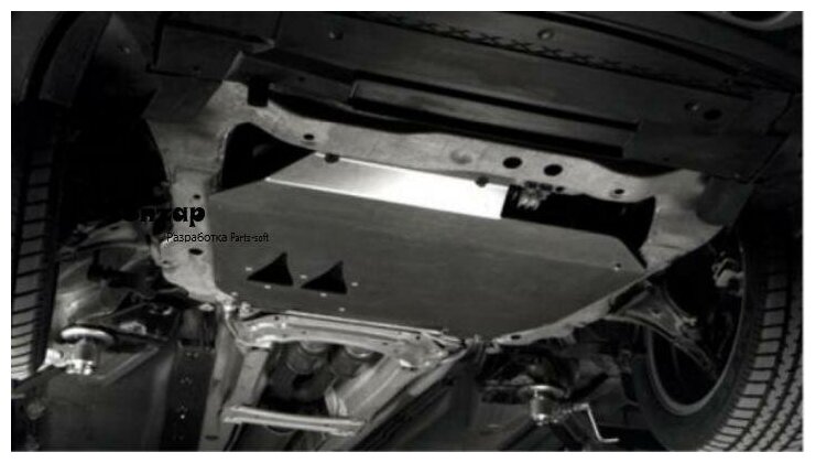 Защита двигателя, сталь — фото 1